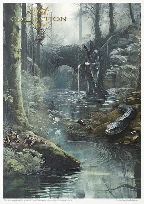 ITD Collection Rice paper Pack Mysterious Creatures