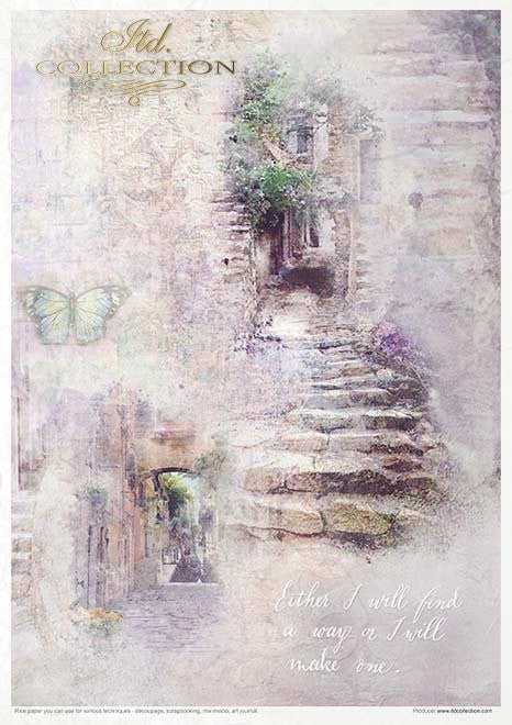 ITD Collection Rice Paper Pack of 11 Garden of Dreams