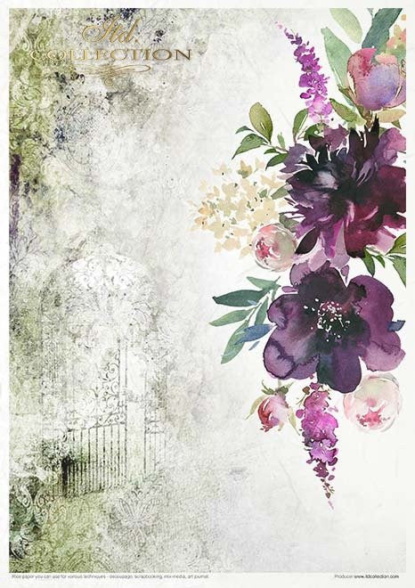 ITD Collection Rice Paper Pack of 11 Garden of Dreams