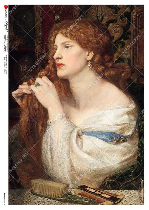 Paper Designs Rice Paper Rossetti Aurelia Artwork 0136
