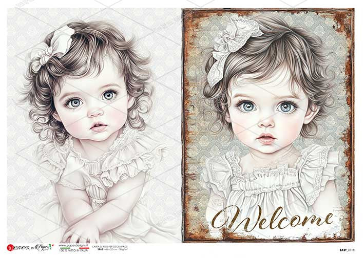 Paper Designs Babies Two Pack Rice Paper