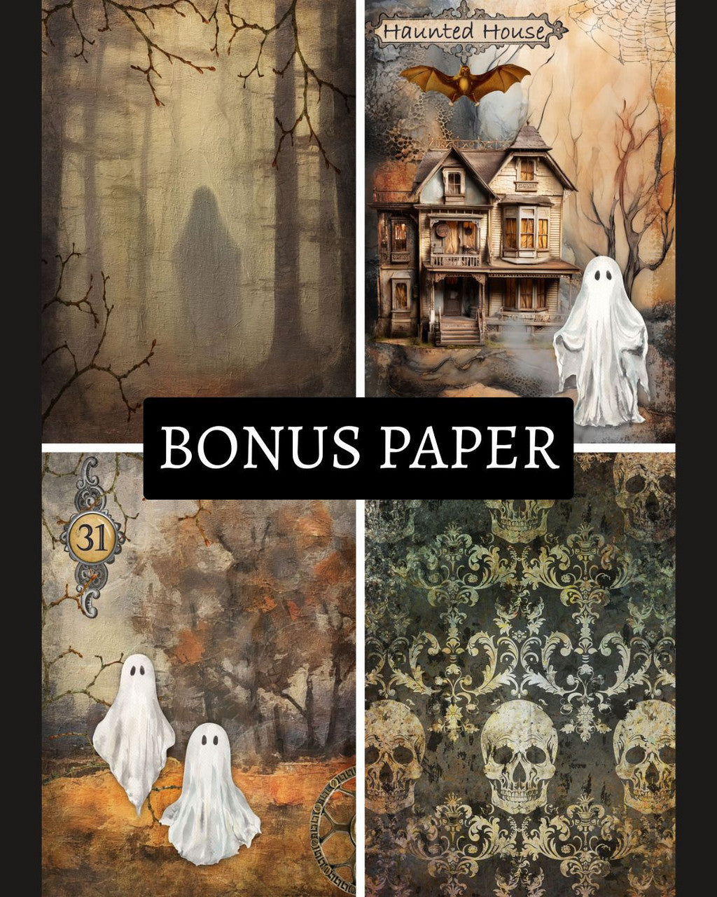 Decoupage Queen Fall 2025 Spooky, 10 Pack (With Bonus Paper)