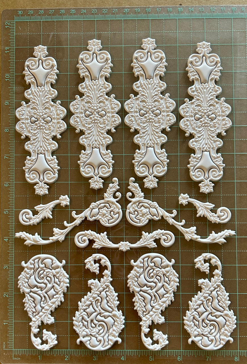 LaBlanche Baroque Scrollwork Embellishment Sticker Sheet