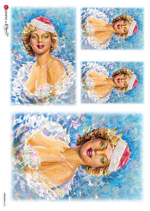 Paper Designs Santa Baby Rice Paper