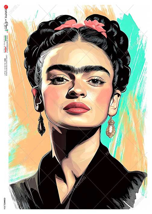 Paper Designs Frida Cartoon Rice Paper