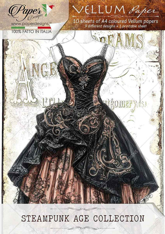 Paper Designs Steampunk Age Collection Vellum Paper Kit