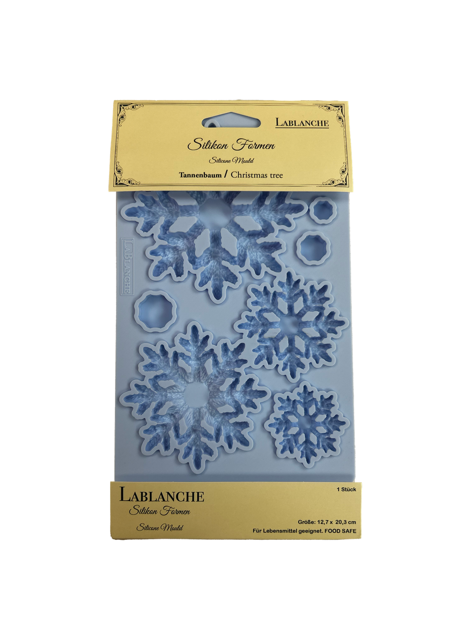 LaBlanche Christmas Tree silicone mould with dimensional layered tree design