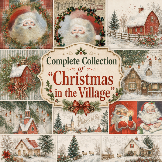 Complete Collection of "Christmas in the Village" from ellen j goods