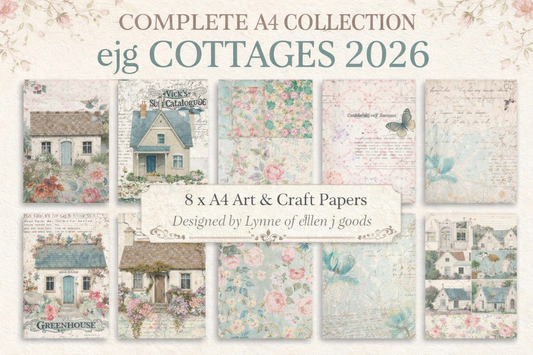 All 8 ellen j goods Cottage 2026 Papers in One Pack