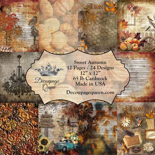 Sweet Autumn Scrapbook Set