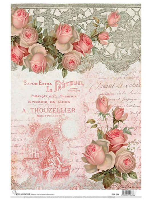 Calambour Pink Lace Elegance