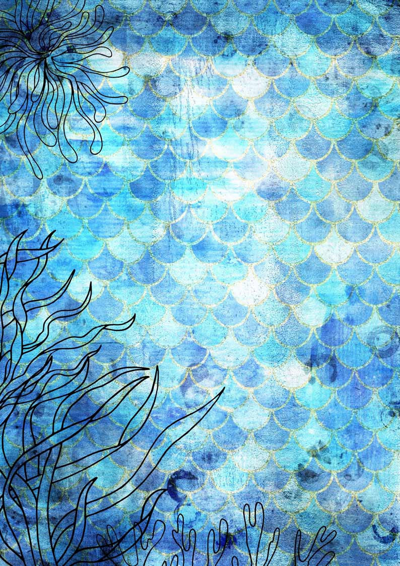 Deep Blue Mermaid Scales (Retiring)
