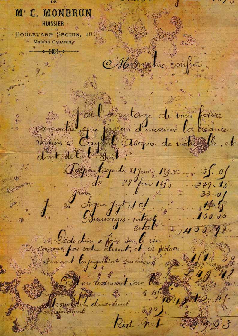 Antique French Letter