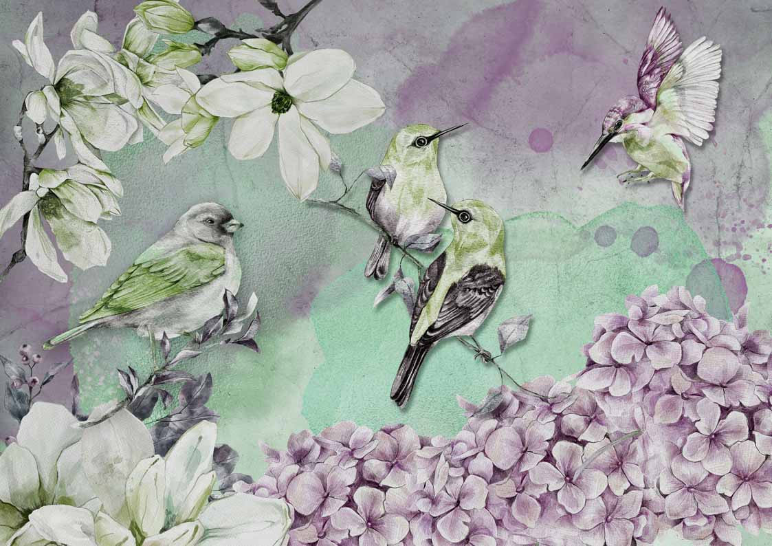 Pastel Birds