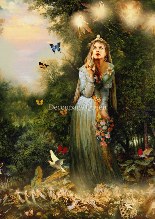 Decoupage Queen Howard David Johnson - Fairy Land Rice Paper