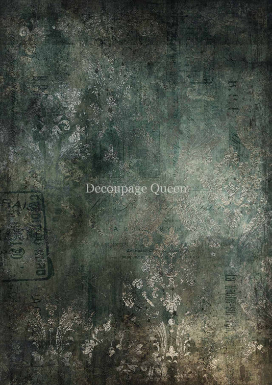 Decoupage Queen Blue Texture Rice Paper