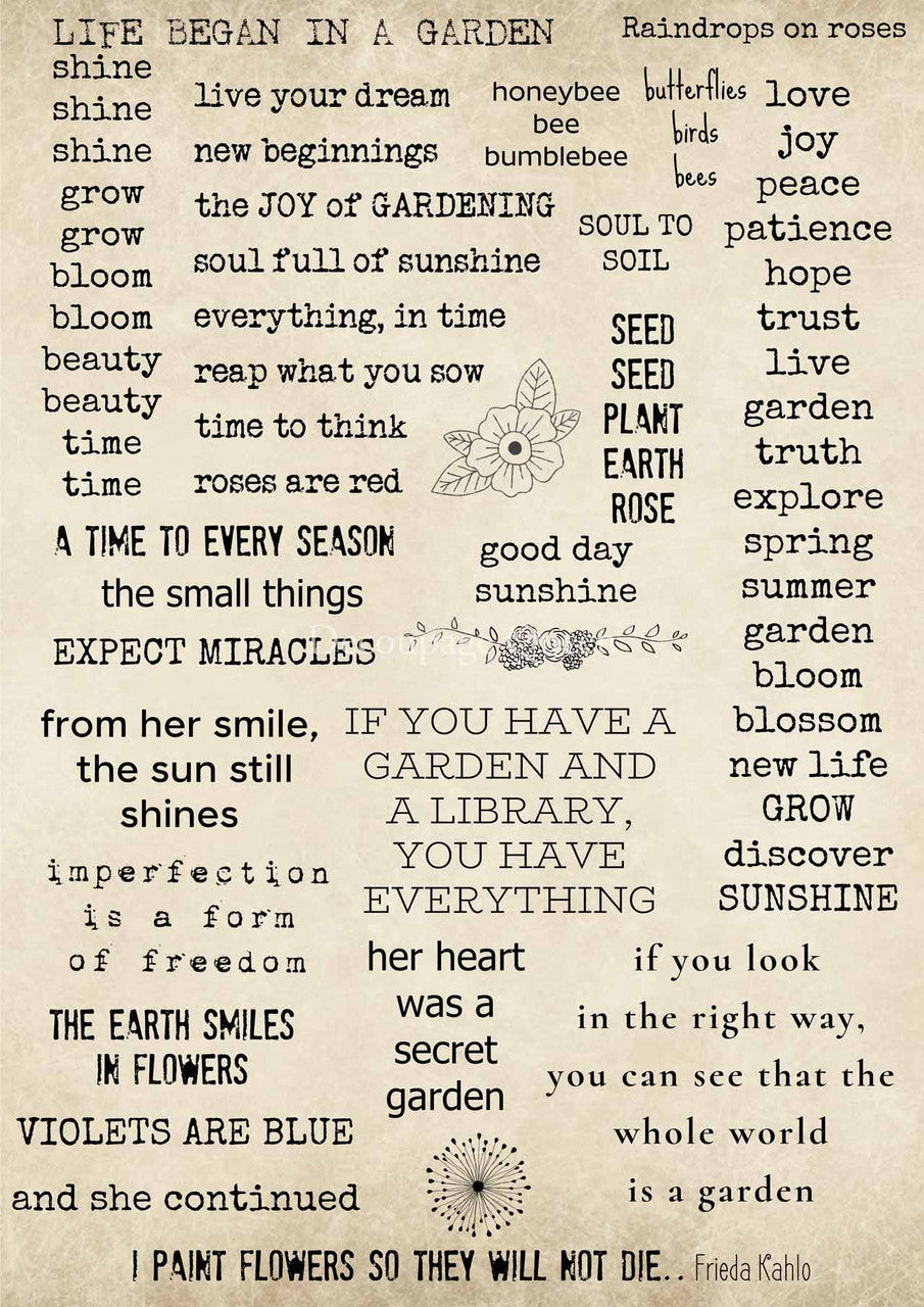 Ellen J Goods - Garden Words