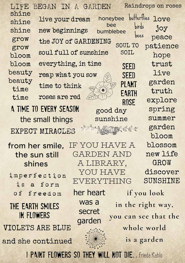 Ellen J Goods - Garden Words