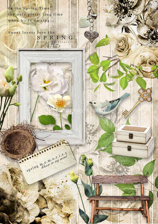 Decoupage Queen Spring Memories