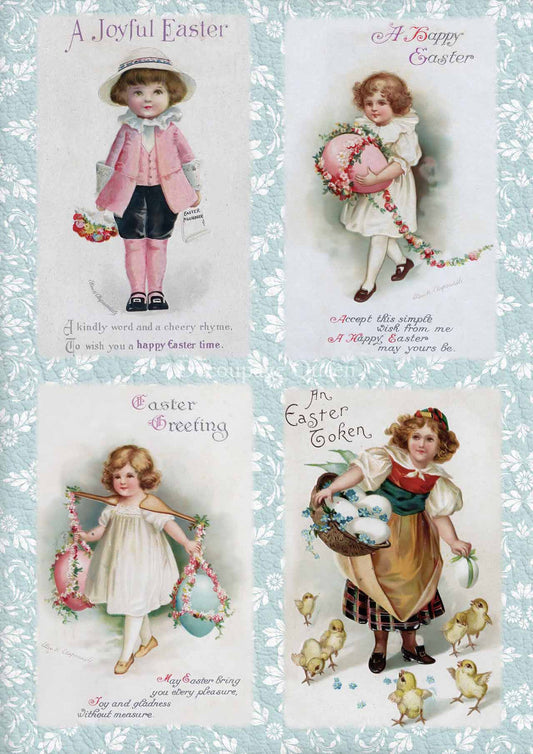 Decoupage Queen Easter Kids