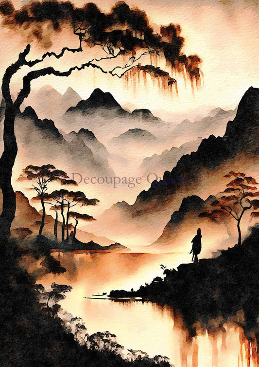 Decoupage Queen Andy Skinner Sumi Sunset