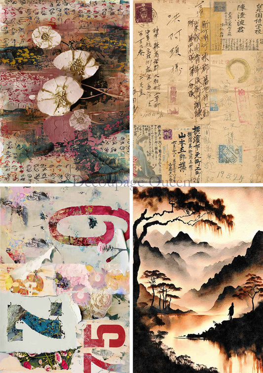Decoupage Queen Andy Skinner Eastern 4 Pack