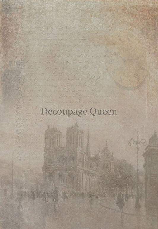 Decoupage Queen Roberta Marone Timeless Paris Rice Paper