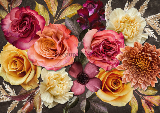 Decoupage Queen Fruit Punch Florals Rice Paper