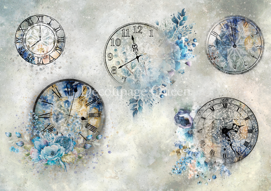 Decoupage Queen Dainty and the Queen Frozen in Time