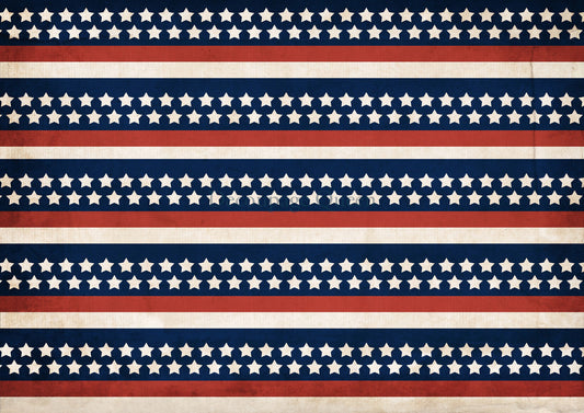 Decoupage Queen Stars and Stripes Rice Paper