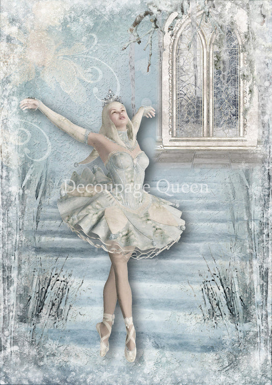 Decoupage Queen Snow Princess Rice Paper