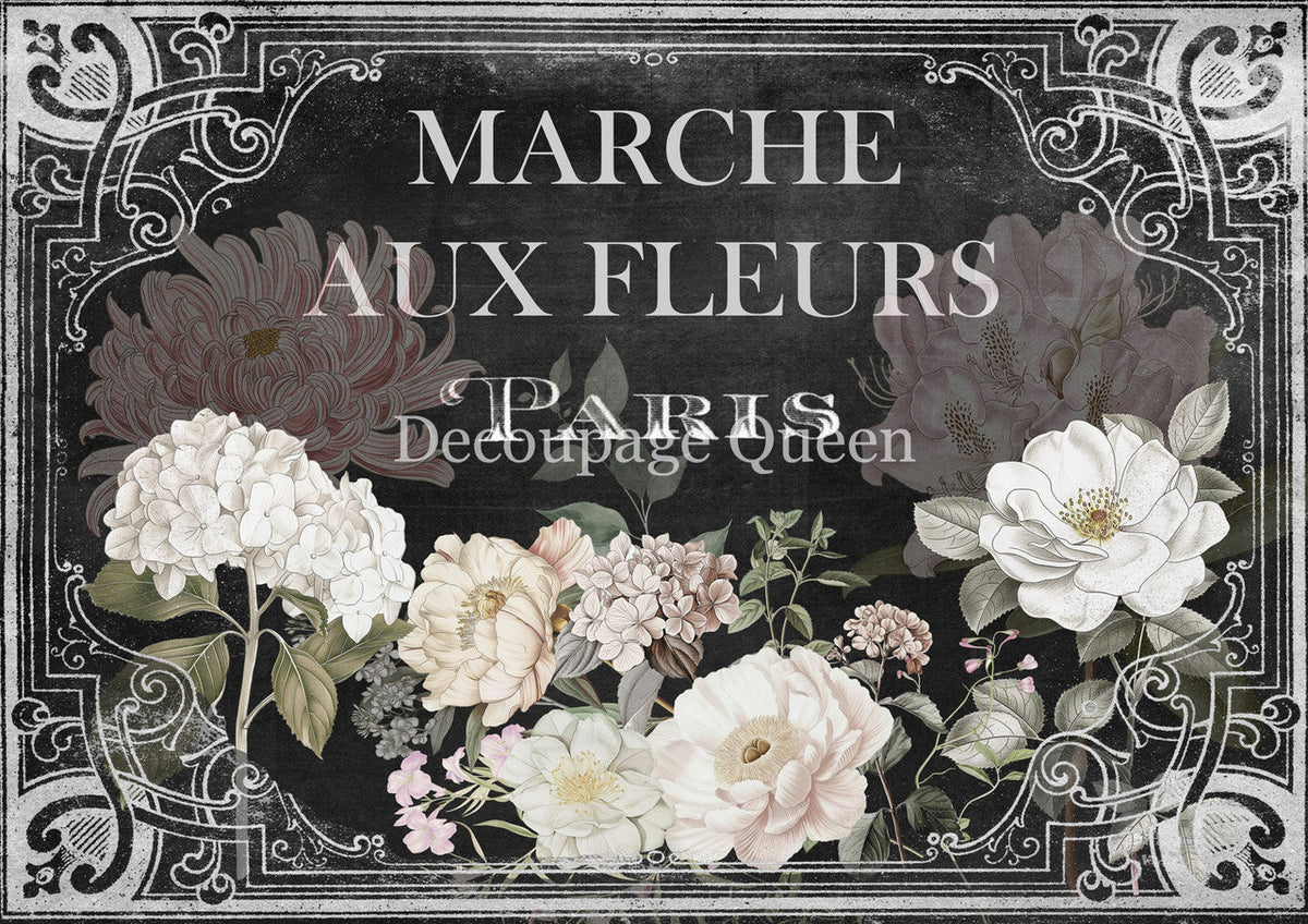 Decoupage Queen Rice Paper - Marche Aux Fleurs