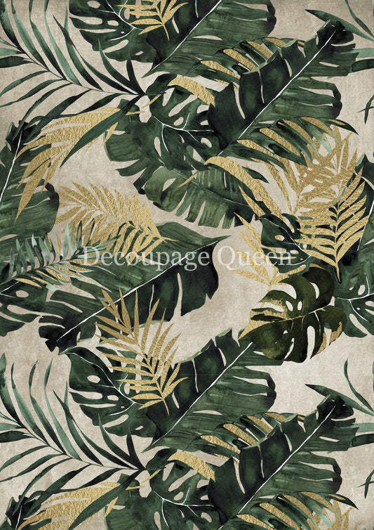 Decoupage Queen Rice Paper - Tropical Flora