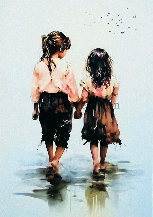 Large Format Decoupage Queen Andy Skinner Sisters Rice Paper