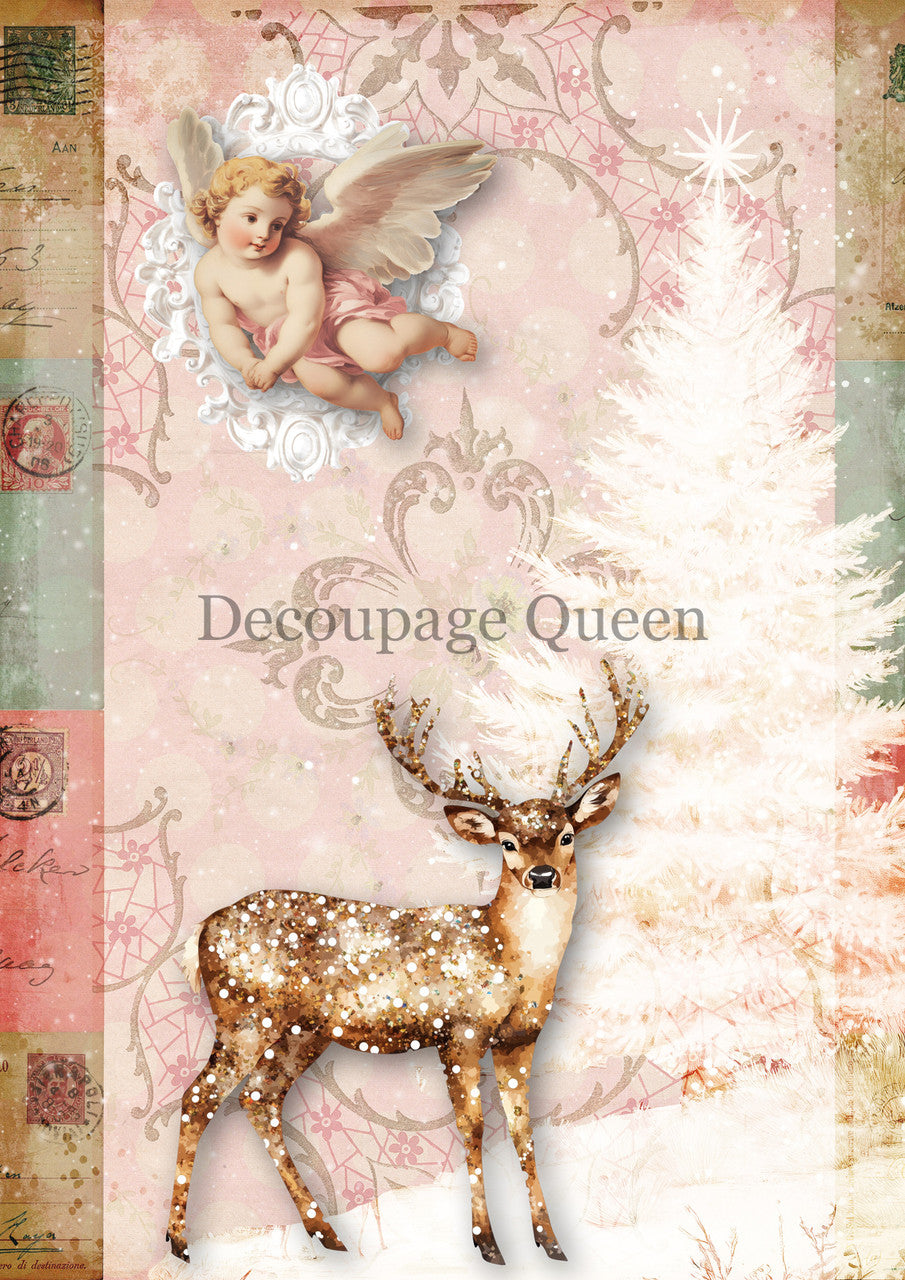 Pink Christmas A3 Pack w/ Bonus Paper