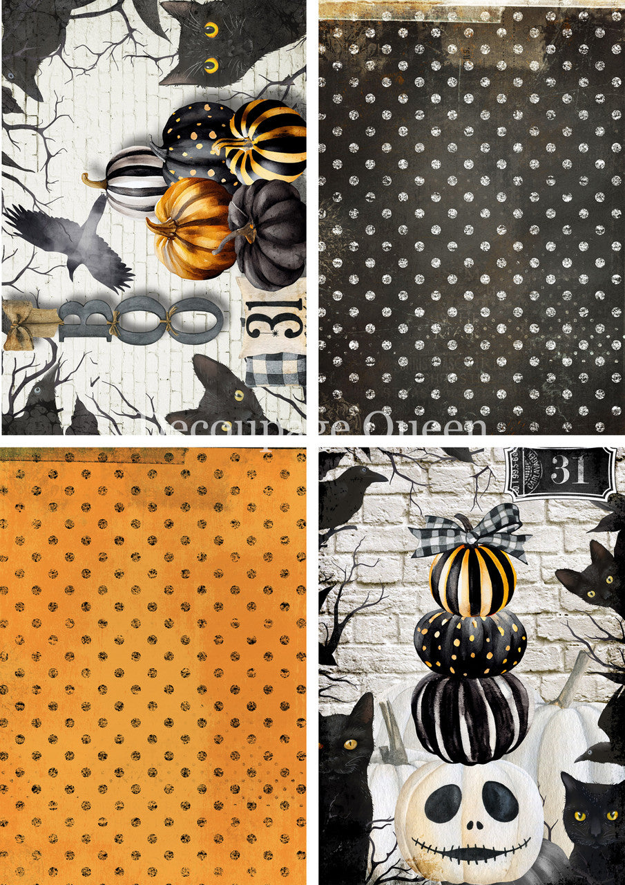 Decoupage Queen Fall 2025 Spooky, 10 Pack (With Bonus Paper)