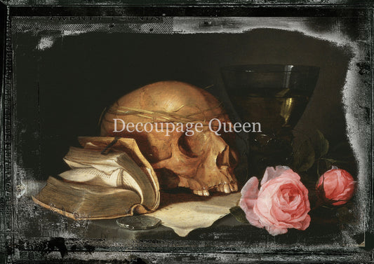 Decoupage Queen Vanitas 2 Rice Paper
