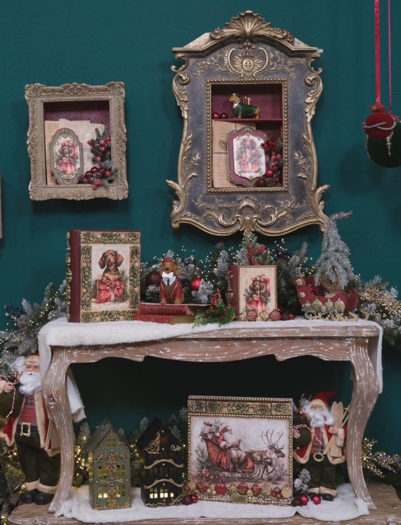 Lablanche Christmas Pups Rice Paper + Transfer Set