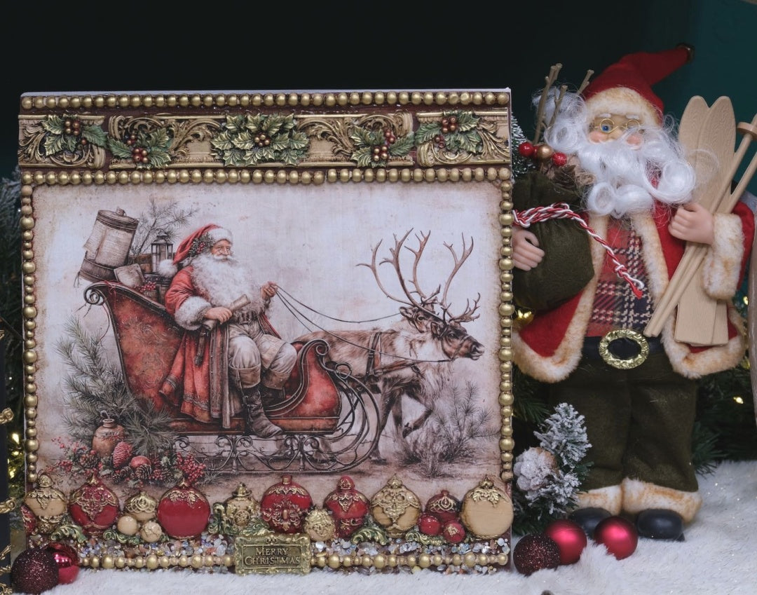Lablanche Christmas Pups Rice Paper + Transfer Set