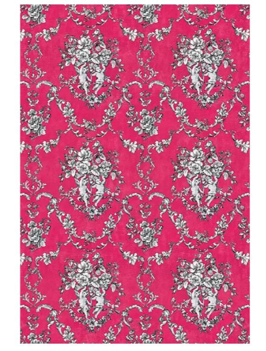 Calambour Fuschia and Black Ornament