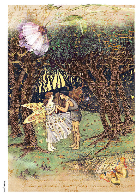 Paper Designs Fairy Couple Fairies 0084