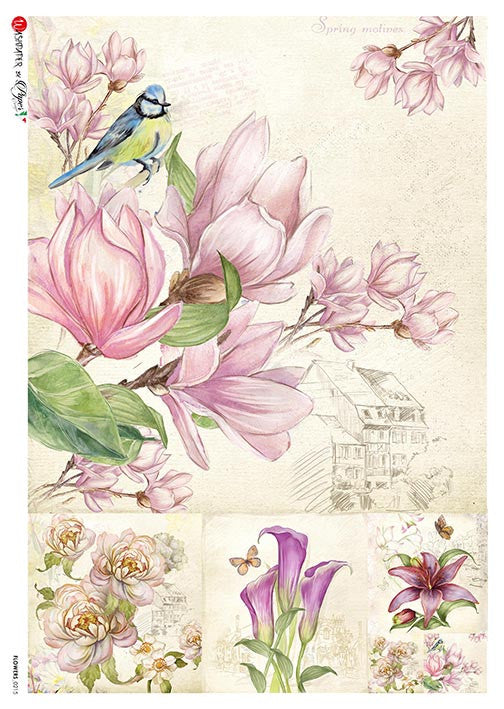 Paper Designs Flowers 0215