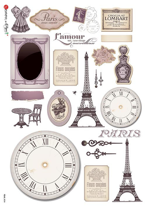 Paper Designs Folk 0034 - Parisian Symbols