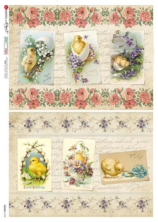 Paper Designs Holiday 0104 Easter Eggs Rice Paper