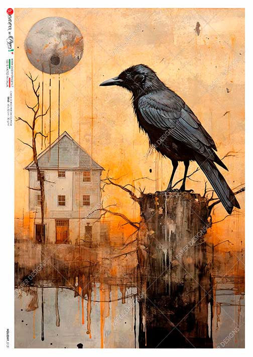 Paper Designs Fall Raven