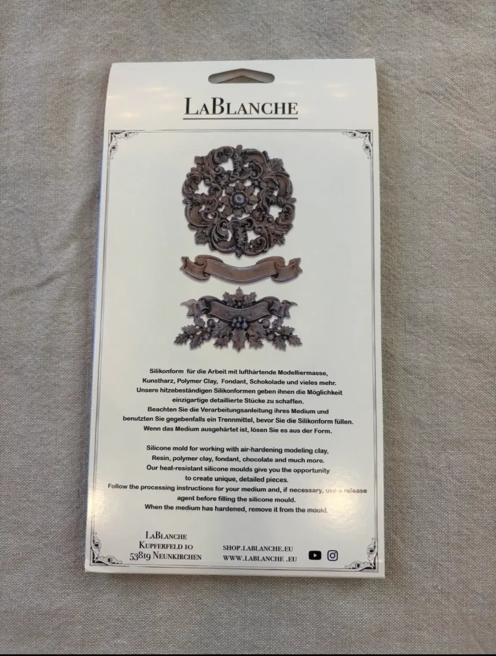 Ilex Banner Silicone Mould – LaBlanche (New for 2026)