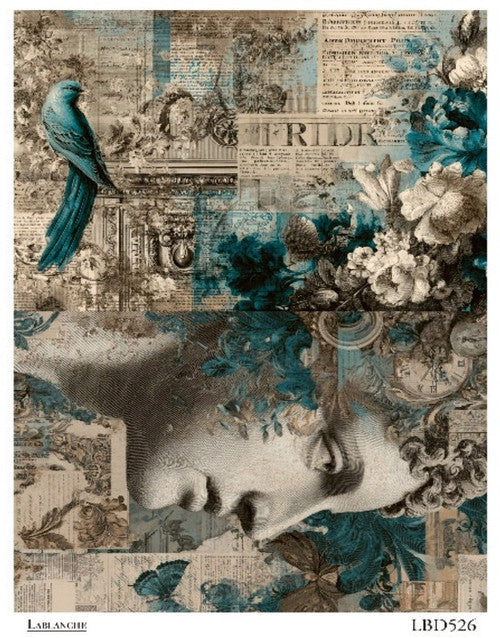 (5 Pack) LaBlanche Bluebird Cameo A4 rice paper