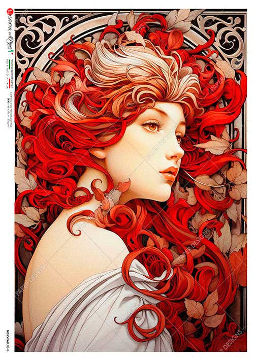 Paper Designs Flaming Hair