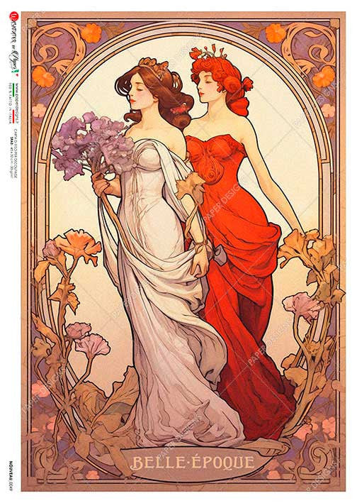 Paper Designs Two Beauties