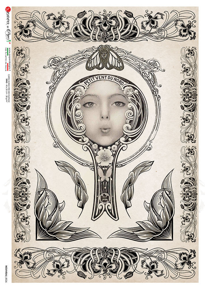 Paper Designs Framed Face Nouveau 0026